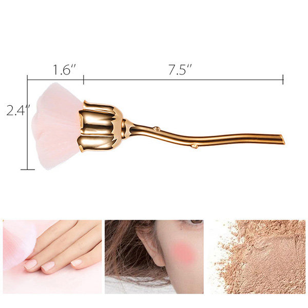 Glass Makeup Brush Holder - Transparent - Amber - 3 Colors - ApolloBox