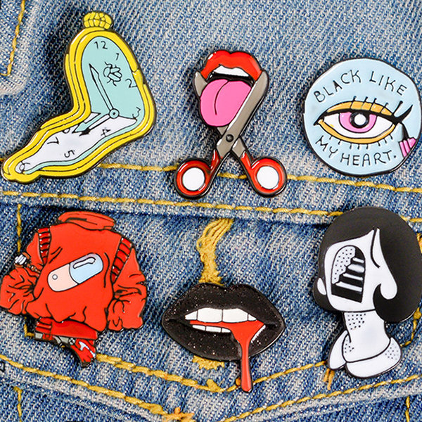 Edgy Punk Style Pins - ApolloBox