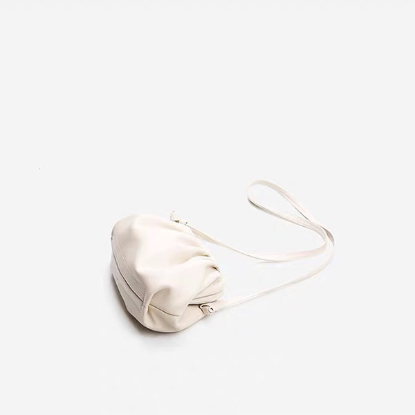 Cloud-Inspired Soft Leather Crossbody Bag - ApolloBox