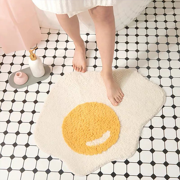 Poached Egg Floor Mat - Rapid Dry Design - 1ST Missing Piece