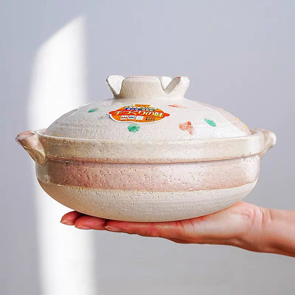 Camellia Ceramic Cooking Pot - ApolloBox