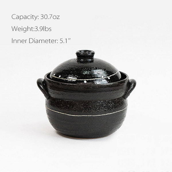 Cherry Featured Ceramic Pot with Handle - ApolloBox