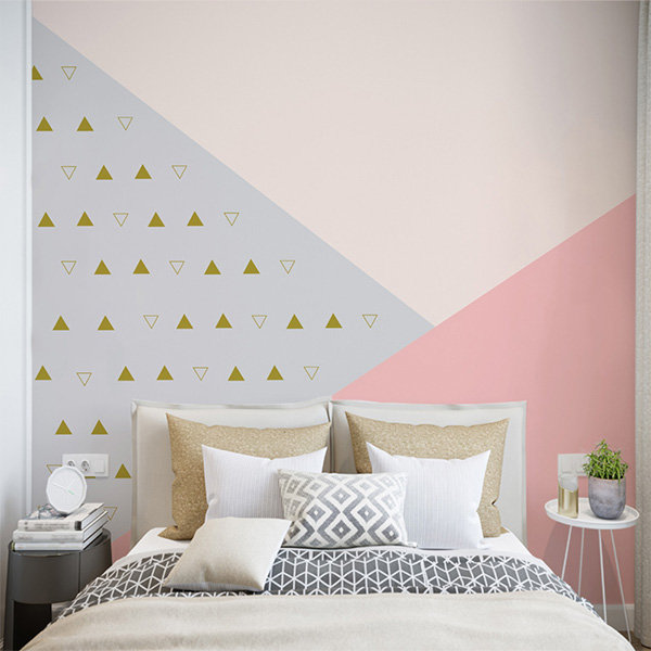 Modern Pink Wallpaper - ApolloBox