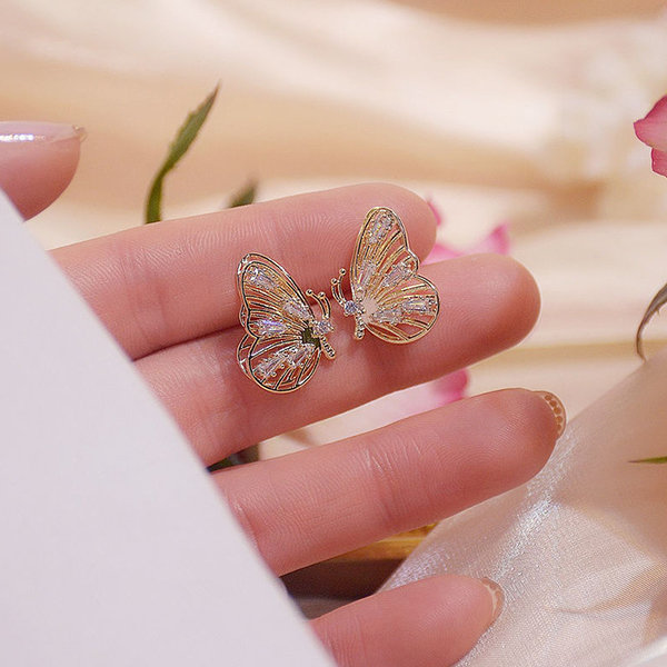 Stylish Butterfly Earrings - ApolloBox