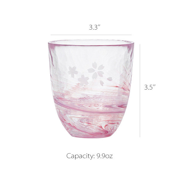 Cherry Blossom Glass Cup from Apollo Box