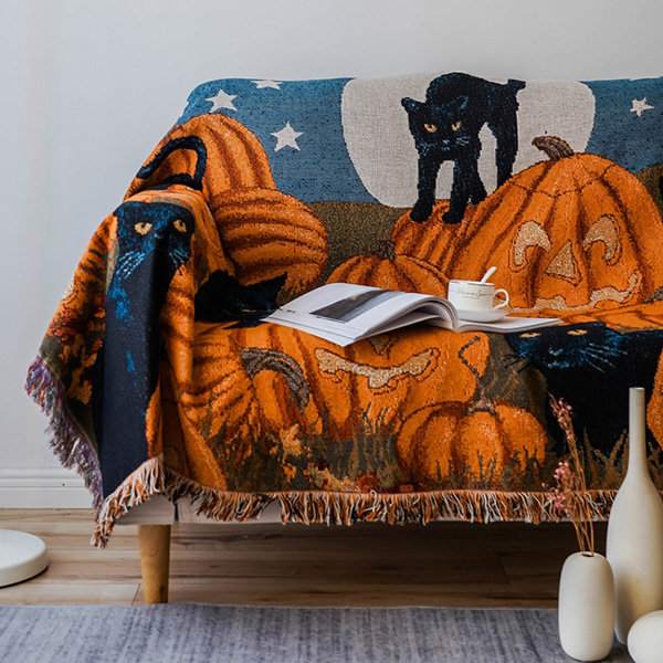 Halloween Cookie Pillow Pumpkin Pillow Sofa Decorative Pillow 