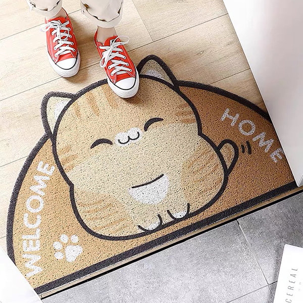 Cute Cat Welcome Mat - Nonslip - 3 Sizes from Apollo Box