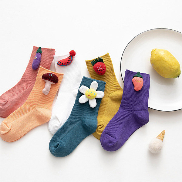 Cute Cotton Socks, For Girls - ApolloBox