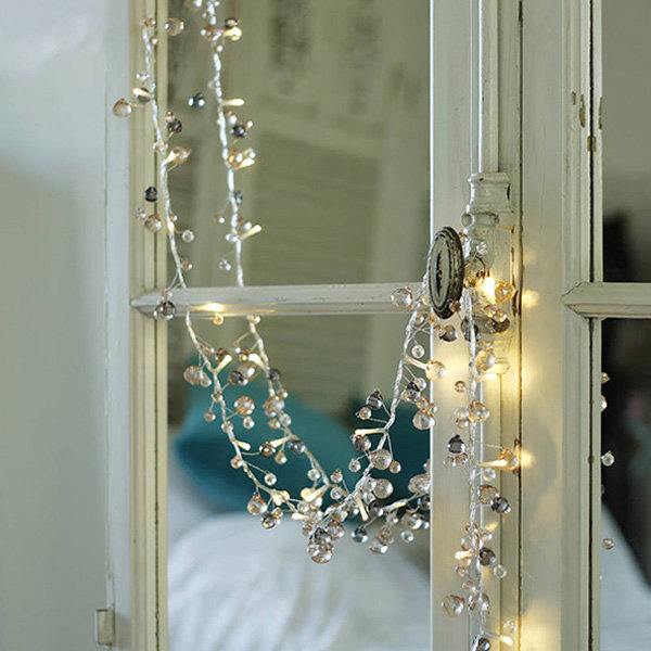 Crystal String Lights - Transparent - Brown - 3 Colors - ApolloBox