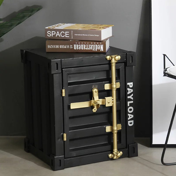 Mail Room Style Container Style Side Table 