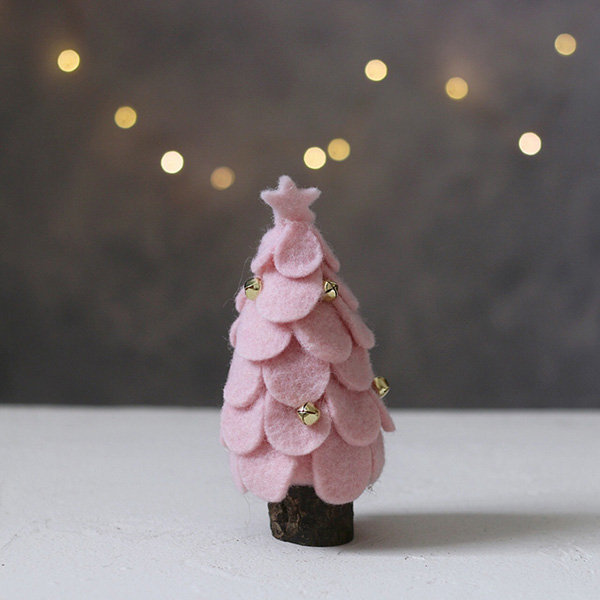 Handmade Vintage Felt Toys Wool Soft Toy For Kids Christmas Tree Ornament Decor 