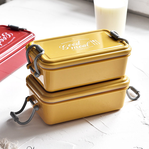 Insulated Lunch Box - Stainless Steel - Yellow - Purple from Apollo Box