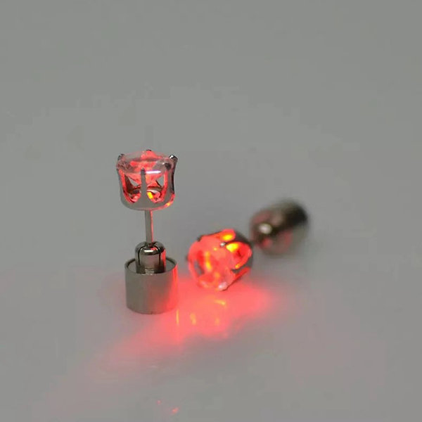 night ice crystal led earrings