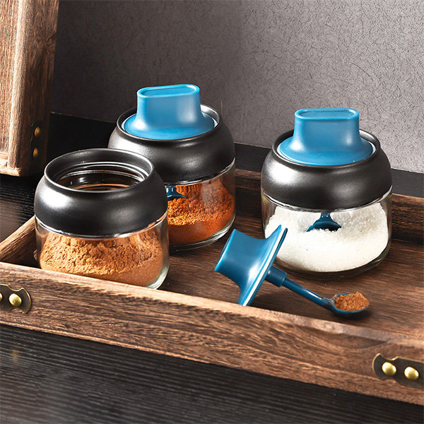 Modern Seasoning Jar Set from Apollo Box