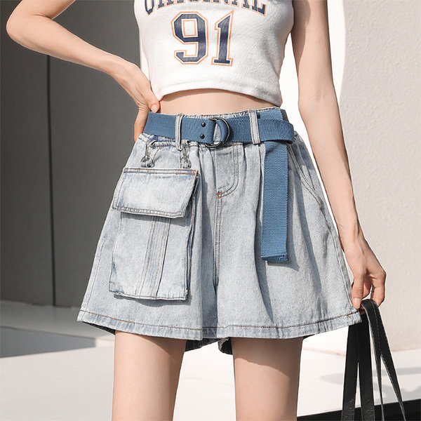 Summer Style Denim Shorts - ApolloBox