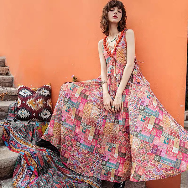 patchwork dresses