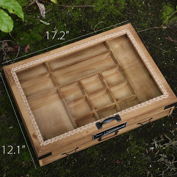 Wooden Storage Box - Sturdy - Great for Collection - ApolloBox