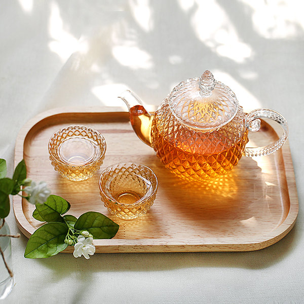 Elegant Glass Tea Set - ApolloBox