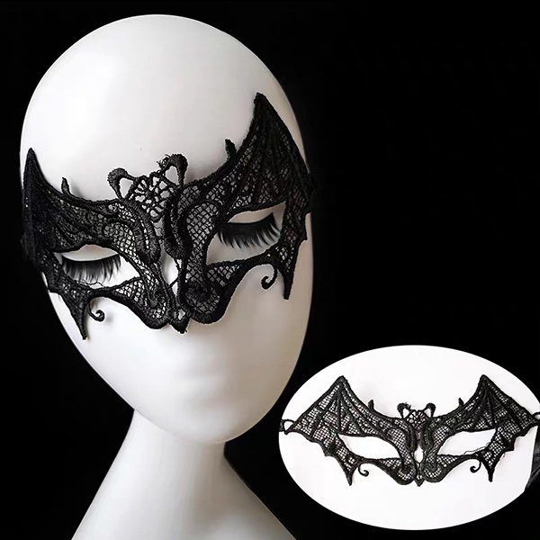 Amscan Mask Black Lace Black