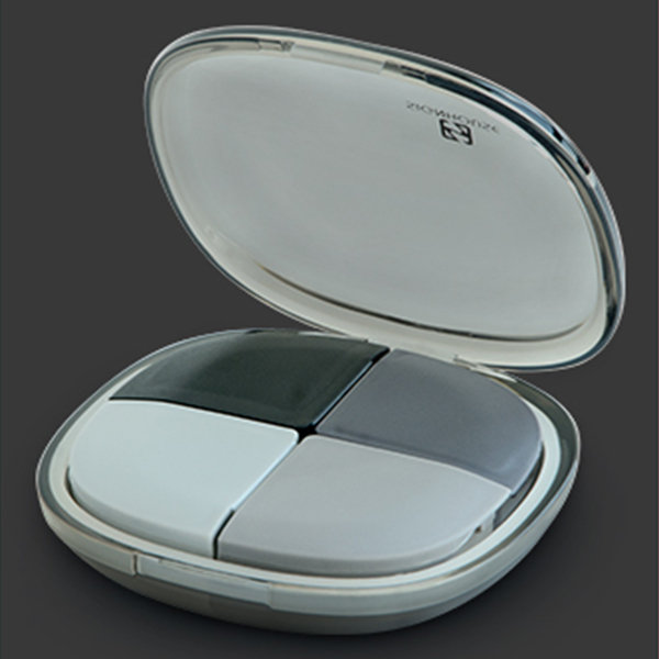 Small Pill Boxes - Pack of 2 - Mini Compact Round Portable 4