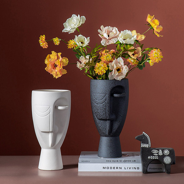 Modern Face Vases