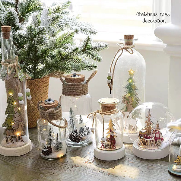 Glass Holiday Decor Features