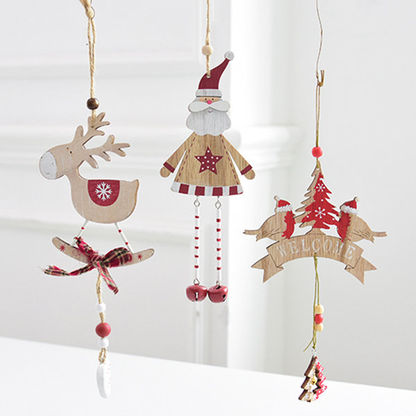 Simple Wooden Holiday Ornaments - ApolloBox