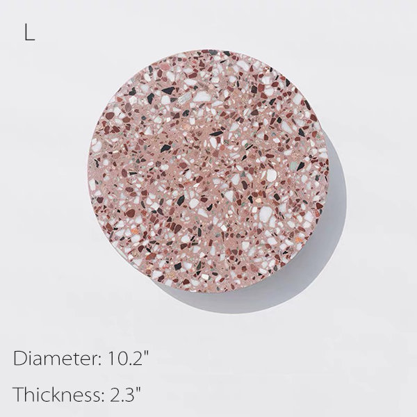 pink terrazzo lamp