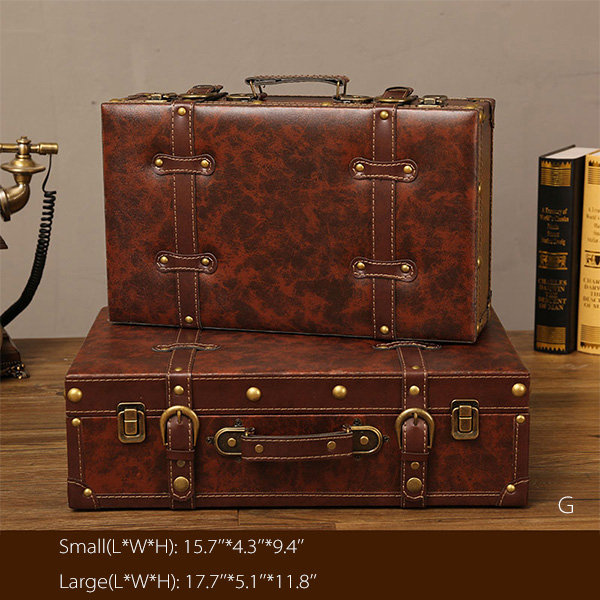 Vintage Brown Suitcase