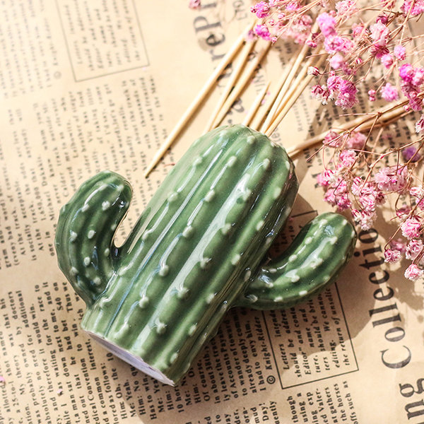 Ceramic Cactus Toothpick Holder from Apollo Box