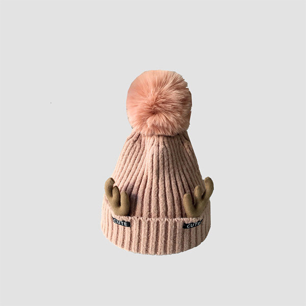 Cute Antlers Knit Hat Apollobox