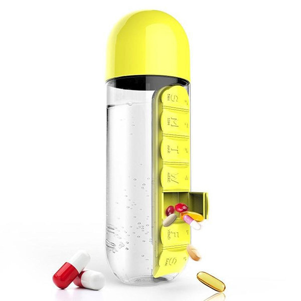 Pill Box Water Bottle - ApolloBox