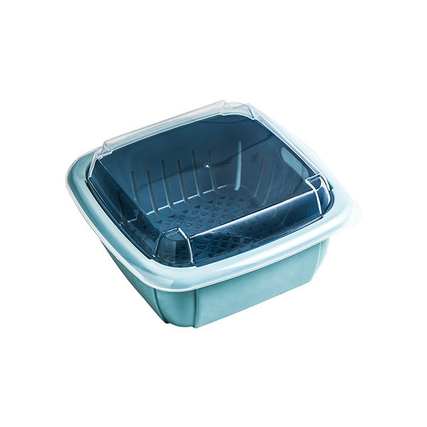 Two-Piece Draining Basket, With Lid - ApolloBox