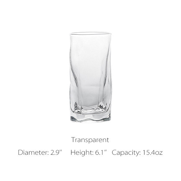 Irregular Textured Glass Drinkware - ApolloBox