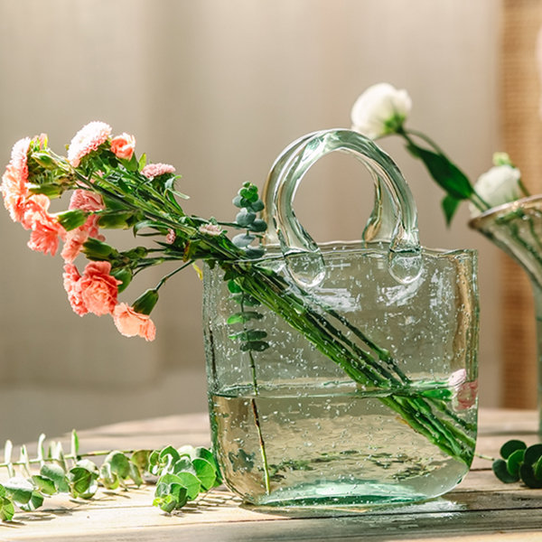 Handbag Shaped Vase - Glass - ApolloBox