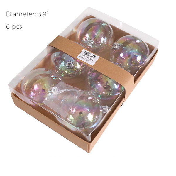 Christmas Glass Bauble Decorations - ApolloBox