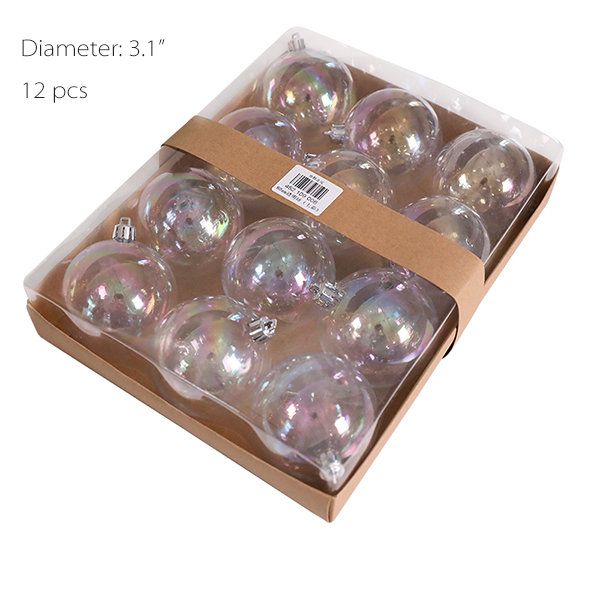 Christmas Glass Bauble Decorations - ApolloBox