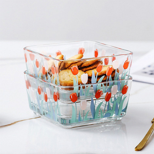 Flower Glass Bowl - ApolloBox