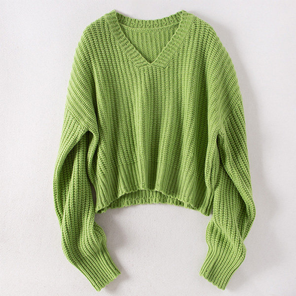 Loose Fitting Pullover Sweater - ApolloBox