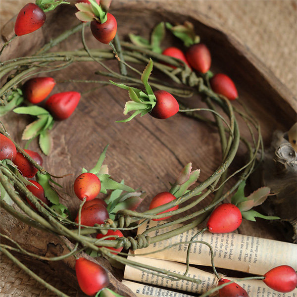Decorative Faux Fruit Wreath - ApolloBox