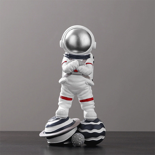 Astronaut Decorative Figure - Golden - Silver - 4 Patterns - ApolloBox