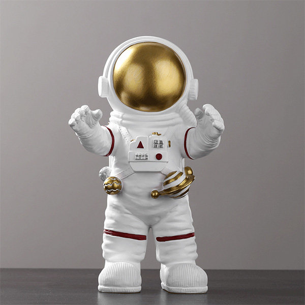 Astronaut Decorative Figure - Golden - Silver - 4 Patterns - ApolloBox