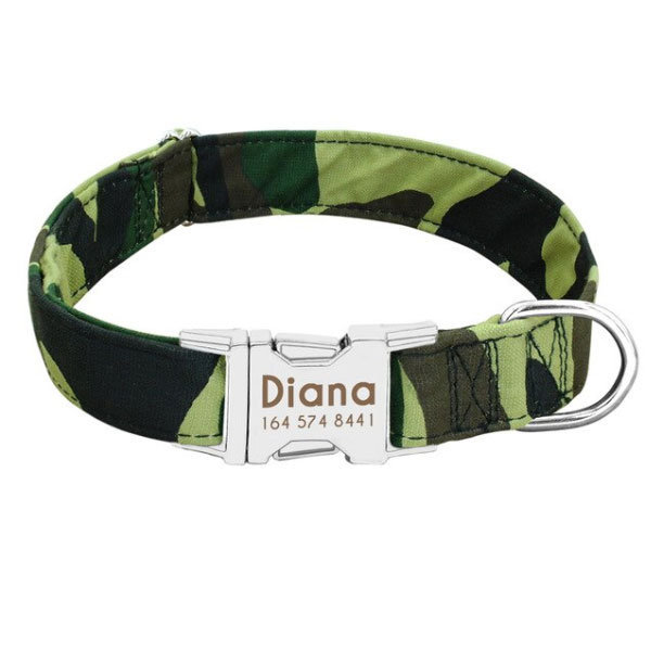 Dog id clearance collars personalized