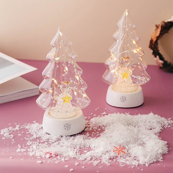 Christmas Decoration Luxury Simulation Snow Tip Encrypted Christmas Tree  Window Shopping Center Props Scene Creative Home Decor
