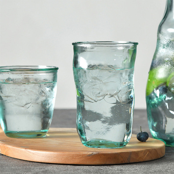 Irregular Drinking Glass Wavy Clear Glass Water Cup - Temu