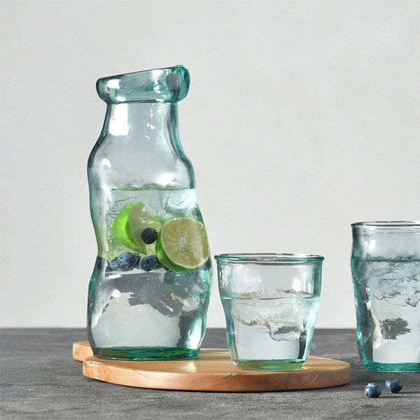 Irregular Textured Glass Drinkware - ApolloBox