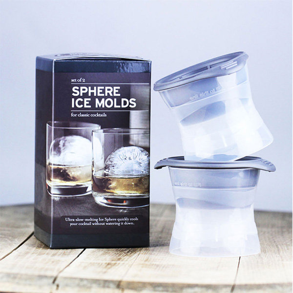 Skull Ice Molds - Set of 2 - Ideal for Whiskey - ApolloBox