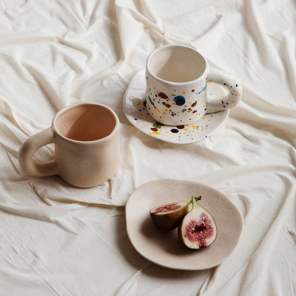 Handmade Mug And Saucer