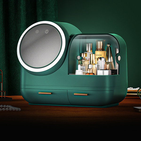 Makeup Caddy With Mirror And Fan - ApolloBox