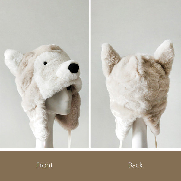 Husky Plush Toy - Realistic Fake Dog from Apollo Box